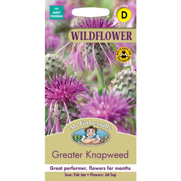 【種子】Mr.Fothergill&apos;s Seeds WILDFLOWER Greater Knapw...