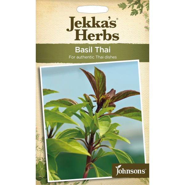 【種子】Johnsons Seeds Jekka&apos;s Herbs Basil Thai ジェッカズ・...