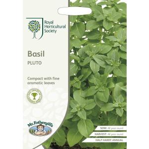 Mr.Fothergill's Seeds Royal Horticultural Society Basil PLUTO RHS バジル プルート ミスター フォザーギルズシード