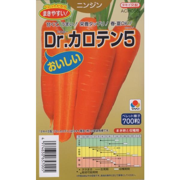 【種子】ニンジン Dr.カロテン5 タキイ種苗のタネ