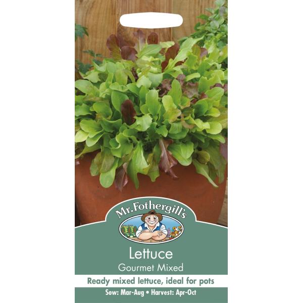 【種子】Mr.Fothergill&apos;s Seeds Lettuce Gourmet Mixed レタ...