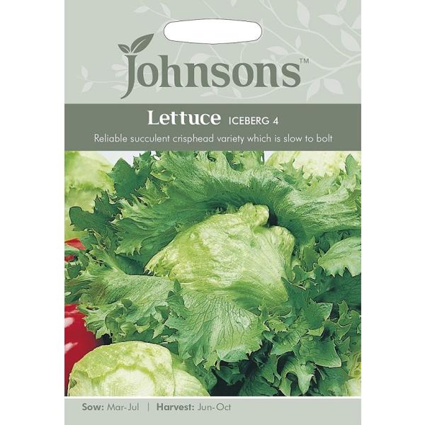【種子】Johnsons Seeds Lettuce ICEBERG 4 レタス・アイスバーグ・4 ...