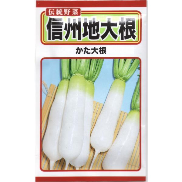 【種子】 伝統野菜シリーズ 信州地大根 かた大根 トーホクのタネ