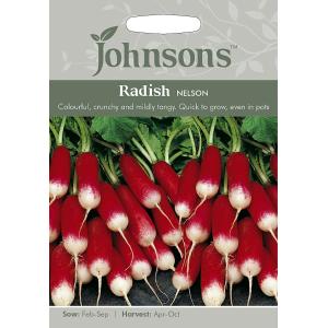 【種子】 Johnsons Seeds Radish Nelson ラディッシュ ネルソン ジョンソンズシード｜gardeningivy