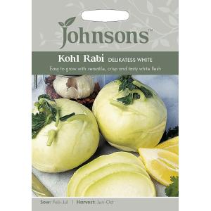Johnsons Seeds Kohl Rabi Delikatess White コール ラビ デリケイテス ホワイト ジョンソンズシード