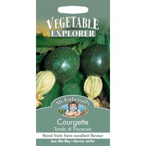 Mr.Fothergill's Seeds VEGETABLE EXPLORER Courgette Tondo di Piacenza クルジェット トンダ ディ ピアセンザ