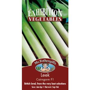 Mr.Fothergill's Seeds Exhibition Vegetables Leek Cairngorm F1 エグジビション ベジ  リーク  ケルンゴルム F1