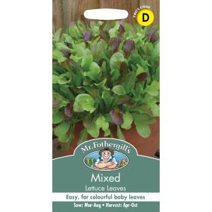 【種子】 Mr.Fothergills Seeds Mixed Lettuce Leaves ミックスドレタスリーブス ミスターフォザーギルズシードの商品画像