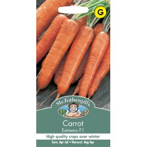 種子】Mr.Fothergill's Seeds Carrot Burpees Short n Sweet
