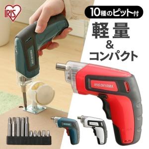 電動ドライバー 小型 ドライバー 充電式 コードレス 軽量 ドリルドライバー RD110 アイリスオーヤマ｜gardenliving-y