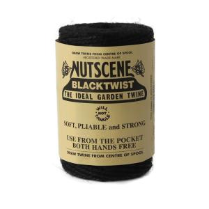 NUTSCENE ナッツシーン 麻ひも 麻紐 ジュートスプール 110m ブラック