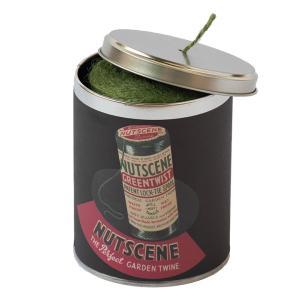 NUTSCENE ナッツシーン 麻ひも レトロ缶入りジュートツイン150M 2ply グリーン