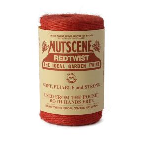 NUTSCENE ナッツシーン 麻ひも 麻紐 ジュートスプール 110mトマト色