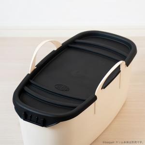 baquet Lslimサイズ専用フタ onbaquet L slim ブラック stacksto, ※在庫限り｜gardenmart