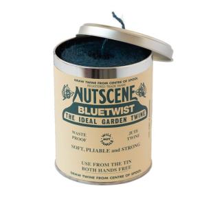 NUTSCENE ナッツシーン麻ひも 缶入りジュートツイン130M 3ply ブルー