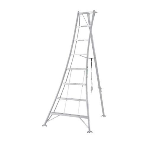 アルミ三脚　7尺　KWX-210　210cm　2.1m　脚立　踏み台　56047