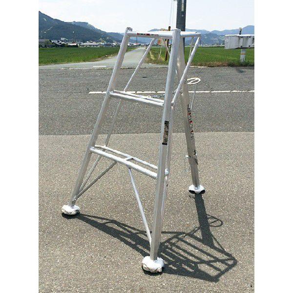 園芸用アルミ三脚　3尺　約0.9m　90cm　シンセイ　56034