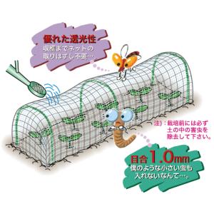 サンサンネット1mm目1.35ｍ×100ｍ　55315　/　農業　防虫｜gardenmate
