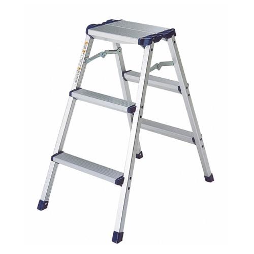 天板幅広アルミ踏台 3段 CWX-80AS　57388