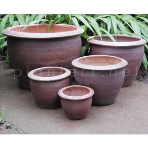 ローラアシュレイ オフィシャル植木鉢 ローラロンサールL（丸型/直径