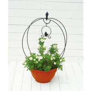 5％OFF　バードゲージ型トピアリーラウンド　幅44*高さ64.5cm