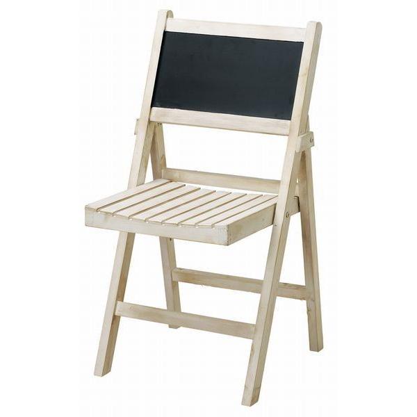 【汚れ・割れ部分あり】50％OFF　ブラックボードスタンド　チェアー型　ホワイト　フラワースタンド　...