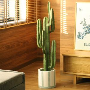 観葉植物 フェイクグリーン サボテン おしゃれ ディスプレイ Brown