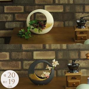 Clay（クレイ） 和風花器 花器 浅型 平鉢 生花 生け花 フラワーベース