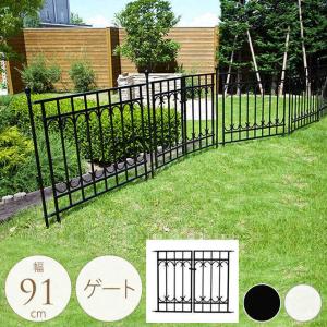 ガーデンゲート 門扉 英国ロイヤルガーデンゲート 扉 W845cm （柱
