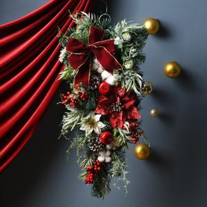 クリスマススワッグ 玄関 おしゃれ 壁飾り 飾...の詳細画像2