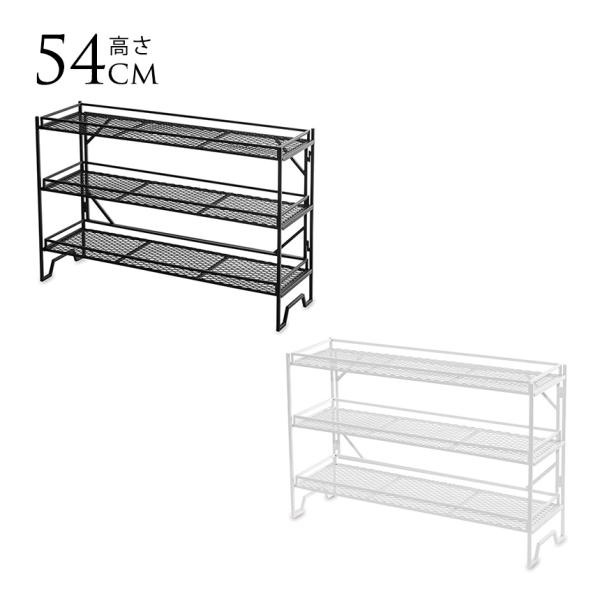 花台 屋外 おしゃれ アイアン シンプル プランツラック 3段 幅83.5cm  プランタースタンド...