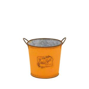 フラワーポット ブリキ シンプル 鉢 おしゃれ クレヨンカラー