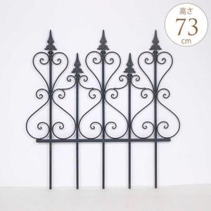 花壇 柵 ガーデンフェンス 刺すだけ アイアンフェンス 西洋 シャビー