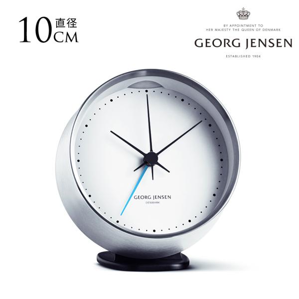 ジョージジェンセン HK ALARM W. HOLDER 置時計 ST WH 10cm  時計 置き...