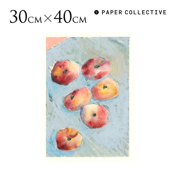 ポスター 北欧 アートポスター ペーパーコレクティブ Peaches 桃の静物画 30×40cm  ...