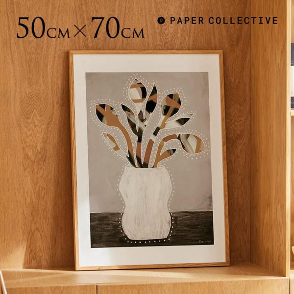 ペーパーコレクティブ アートポスター 抽象的なチューリップ Tulips 50×70cm  50 7...