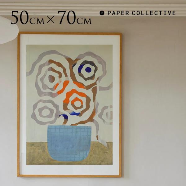 ペーパーコレクティブ アートポスター 空間に咲く薔薇 Rose 50×70cm  50 70 アート...