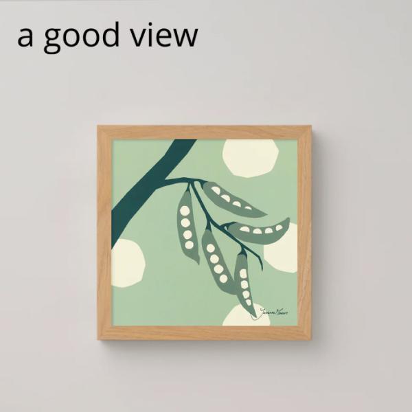a good view ポスター BEANS（ビーンズ） 20×20cm ユリアン・マター アートポ...