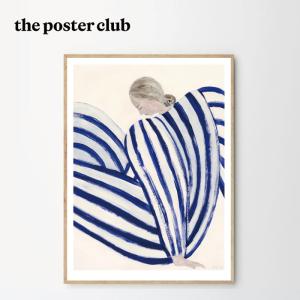 THE POSTER CLUB ポスター BLUE STRIPE AT CONCORDE 30×40cm ポスタークラブ 北欧 デンマーク アート インテリア おしゃれ Sofia Lind ソフィア リンド