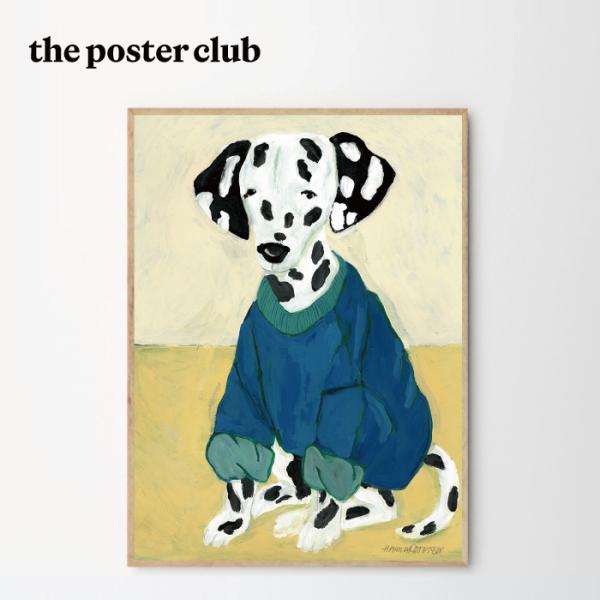 THE POSTER CLUB ポスター DALMATIAN IN SWEATSHIRT 30×40...