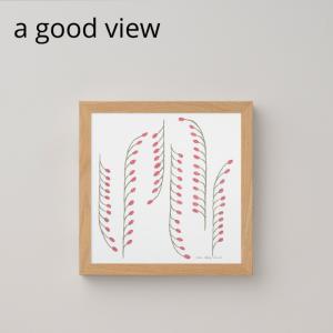 a good view ポスター dream plants（ドリームプランツ） 20×20cm エリザ デフォッセ・菊地 アートポスター デザイン ウォールデコレーション おしゃれ｜gardiner