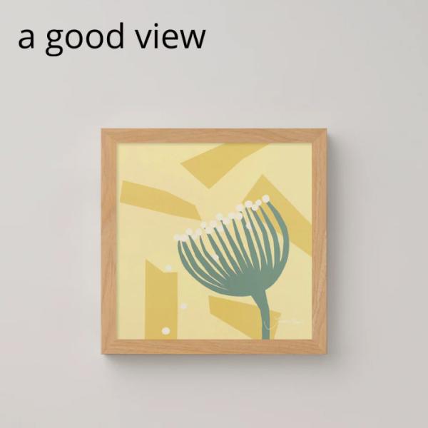 a good view ポスター FLOWER（フラワー） 30×30cm ユリアン・マター アート...