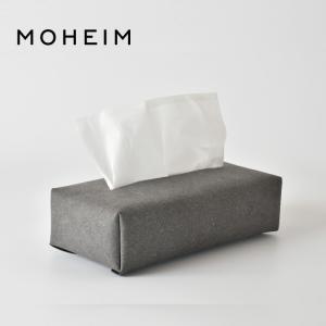 【2023 RENEWALモデル】 MOHEIM / モヘイム TISSUE COVER (リサイクルレザー / ブラック) ティッシュカバー ティッシュケース 革 おしゃれ メンズ｜gardiner