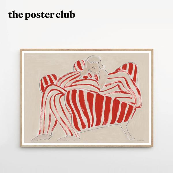 THE POSTER CLUB ポスター RED CHAIR 30×40cm ポスタークラブ 北欧 ...