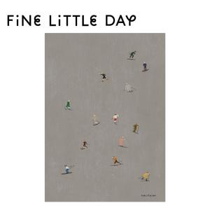 Fine Little Day ファインリトルデイ ポスター SKIERS 50×70cm 北欧 スウェーデン おしゃれ｜gardiner