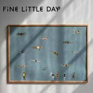 Fine Little Day ファインリトルデイ ポスター SWIMMERS 70×50cm