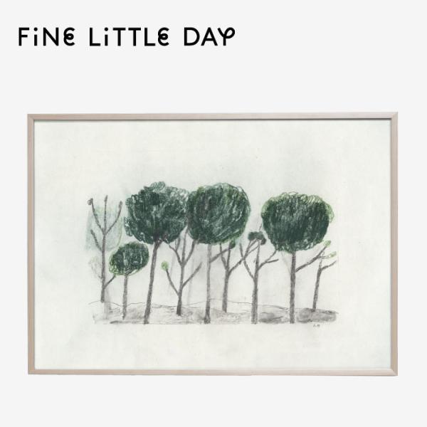 Fine Little Day ポスター TREES 70×50cm ファインリトルデイ 北欧 スウ...