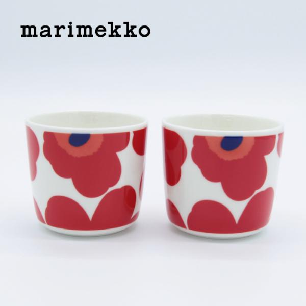 marimekko / マリメッコ Unikko / ウニッコ コーヒカップセット レッド×ホワイト...