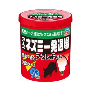 ネズミのみはり番 ネズミ一発退場 殺鼠剤ゼロ 水使用のくん煙タイプ ネズミ用忌避剤 10g (アース...