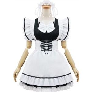 メイド服 コスチューム かわいい ミニスカート コスプレ衣装h2042｜gargamel-store